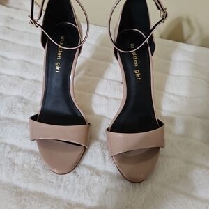 Madden Girl Women's Tan Heeled Sandals